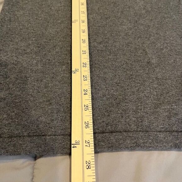 Sebastian Cooper 1/4 Zip Men's Sweater Charcoal With Arm Stripes Size Large - Picture 9 of 10